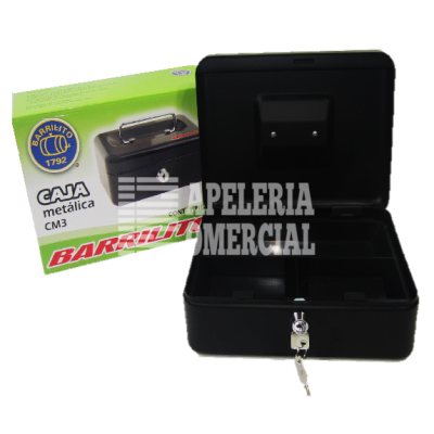 CAJA METALICA NEGRA MODELO CM3